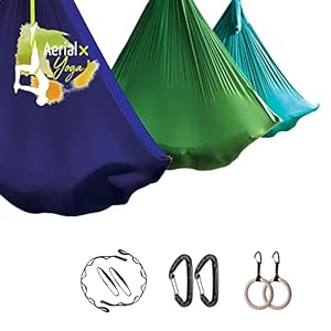 AerialX Aerial Yoga Set mit Turnringen