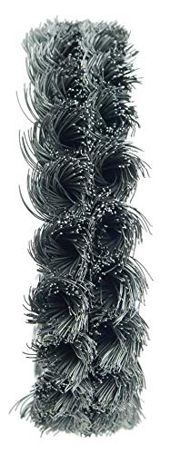 Image of Weiler 09134 4 inch Standard Twist Knot Wire Wheel, .0118 inch Steel Fill, 1 /2 inch-3 /8 inch Arbor Hole, Made in the USA (Pack of 5)