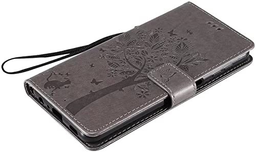 Jjenny Huawei Mate 10 Pro Wallet Case,With High-Grade Pu Leather Trendy Style Flip Wallet[ Shockproof Tpu Interior Shell ] Phone Case Compatible With Huawei Mate 10 Pro.grey #TOP2