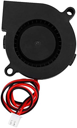3D Printer Cooling Fan, Richer-R DC 12/24V 50 * 15mm Blow Radial Cooling Fan Turbofan Cooler Kit Accessories High rotation Speed with Low Noise for 3D Printer (24V)