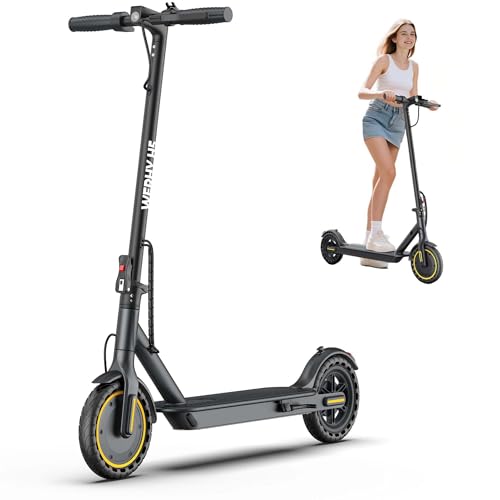 WERHY H5 Electric Scooter, 350W Motor, 8.5'' Tires, Top Speed 31 km/h, Max 25 KM Long Ranges, Foldable E Scooter for Adults