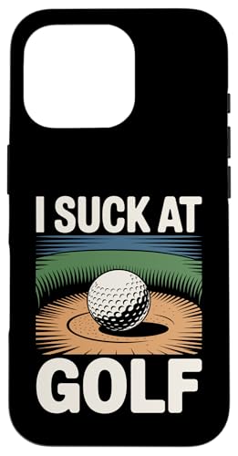 I Suck At Golf Loser Dad ȃW[N St X}zP[X iPhone 16 Pro p