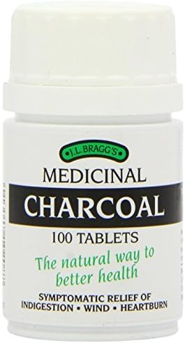 J. L. Bragg Ipswish Lmited Charcoal Tabs 100 Tablet X 2 Pack Saver