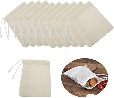 15pcs Sacs En Maille De Produits Réutilisables, 3 Tailles Sac D