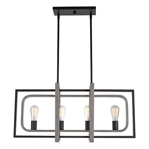 Kira Home Wagner Modern Farmhouse Linear Island Light #TOP30
