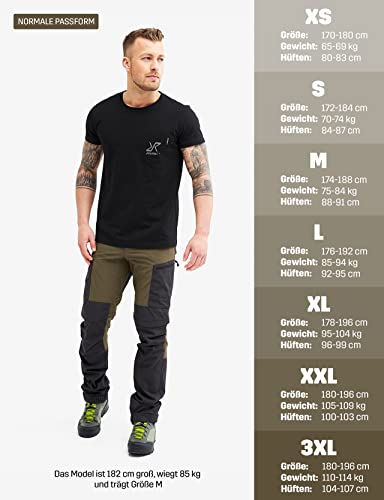 Foto von RevolutionRace Herren RVRC GP Pro Zip Off Pants, strapazierfähige, belüftete und wandelbare Hose für alle Outdoor-Aktivitäten, Dark Olive, XL
