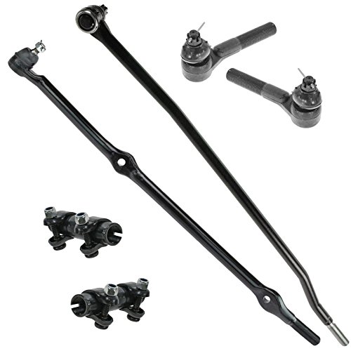 TRQ Front Tie Rod Set Driver & Passenger Side Inner & Outer Compatible with 1993-1998 Jeep Grand Cherokee