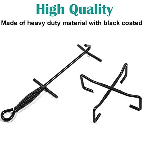 Camp Cast Iron Dutch Oven Lid Lifter and Folding Finish Camp Dutch Oven Lid Stand can be used as Trivet, Lifter and Skillet Holder by EasiBBQ - Image 6