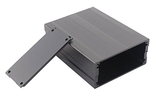 100 * 76 * 35mm[3.9 * 2.99 * 1.37inch] DIY Black Aluminum Electronic Box Project Enclousure Case for Digital Amplifier and Portable Headphone Amplifier M Size/Black [Wx-1007635-bk]
