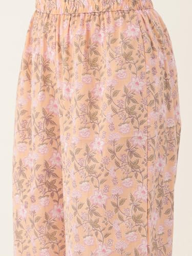 Image of feranoid Co Ord Set Collared Straight 4 Button Kurta with Plazzo
