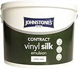 Johnstone's Contract Vinyl Silk 10L Pure Brilliant White