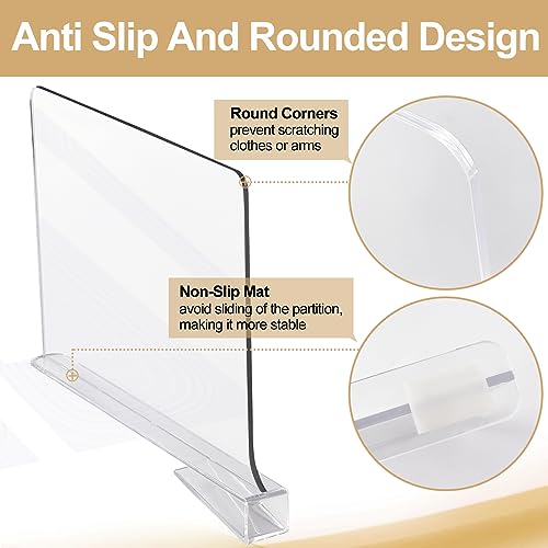 Tongtlan Xinyinghui Acrylic Shelf Dividers For Closet Organization thumb #1