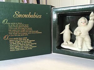 Snowbabies Wishing sur Une étoile figurine de collection en porcelaine blanche