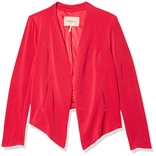 BCBGeneration Women's Tuxedo Blazer Jacket, Azalea, LG (US 10-12)