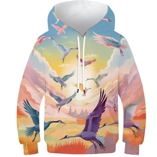 Sweat-shirt manches longues imprimé 3D crânes hoodie unisexe avec capuche confortable au quotidien