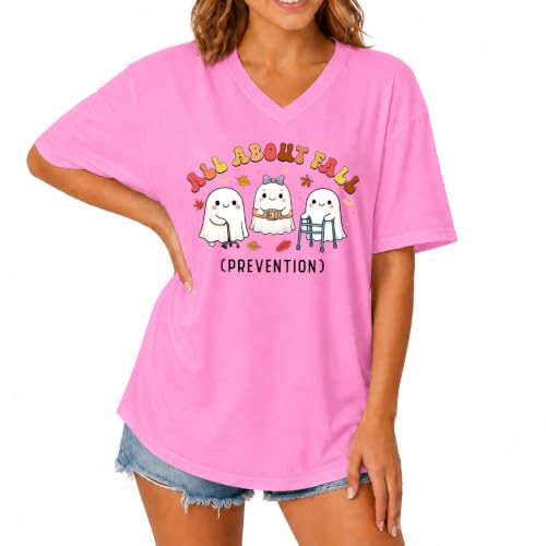 MQZUO All About Fall Prevention Shirt Halloween Occupational Therapy Shirts