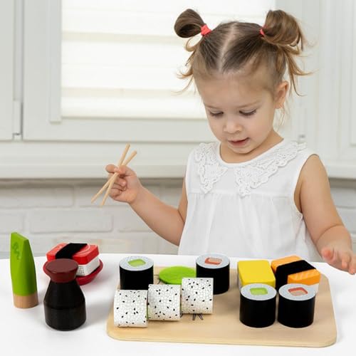 Développer la perception des couleurs avec ce set sushi bois - 3