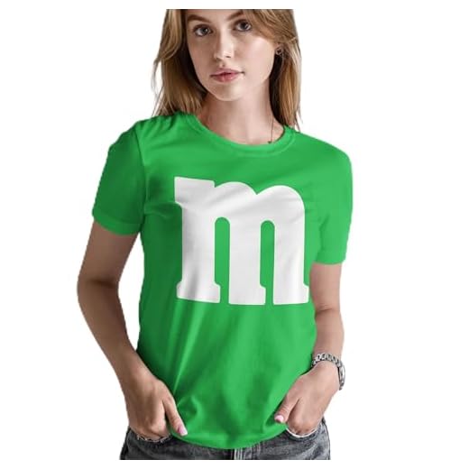 Green M&M Costume Letter M T-Shirt