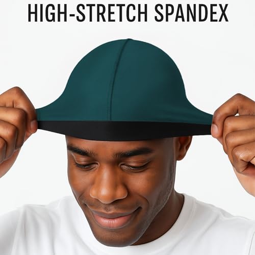 Image of Premium Durag Pack for Men, Silky Doo Rag Cap for 360 540 720 Waves