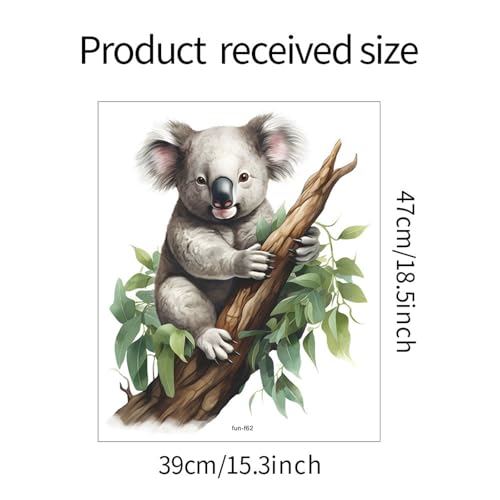Vinilos decorativos koala en acuarela acuática adhesivos removibles miniatura 2
