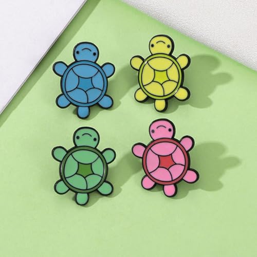 Image of 8Pcs Kawaii Frog Enamel Pin Set Cute Cartoon Frog Brooches, Lapel Pins for Backpacks, Jackets, Hats, Perfect Gifts for Women, Teens