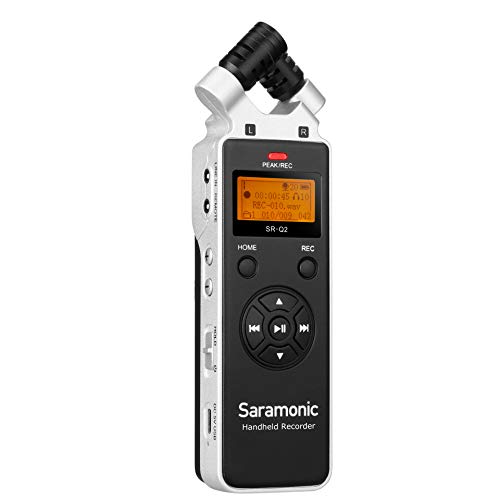 Saramonic Handheld Recorder W/Stereo X/Y Cond. Mics, 8Gb Card, Furry & Foam Windscreen, Case, More (Sr-Q2) #TOP2