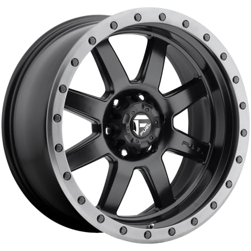 FUEL TROPHY BD-Matte BLK Wheel with Painted (18 x 9.5 inches /6 x 139 mm, -12 mm Offset)