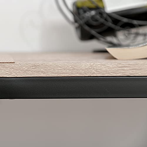 HOMCOM Conjunto Mesa Alta de Cocina con 2 Taburetes, Mesa de Bar Alta, Ahorro de Espacio, para Pisos Pequeños, Comedor, Balcón o Isla Cocina, Estilo Industrial, 89x45x87 cm, Natural y Negro - imagen 8