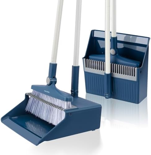 SDARISB Conjunto de Escoba y recogedor, Escoba y Recogedor Plegab...