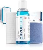MEDIVID CRYO Therapieset - Kühlbandagen für Knie, Achillessehne, Ellenbogen, Knöchel, Wade, Handgelenk - Schmerz, Entzündung, Schwellung effektiv kühlen - langanhaltend + bequem - mit Testbandage