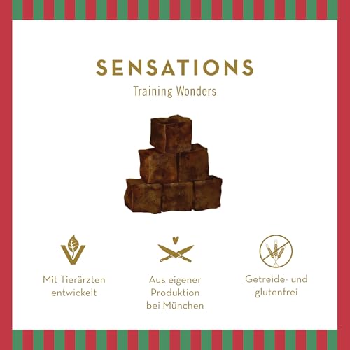 Terra Canis Sensations - Training Wonders 90g I Ideal für Training und Hundeschule I Premium Snack für Hunde in 100% Lebensmittelqualität Aller Rohstoffe I Getreidefrei & glutenfrei (Pute)