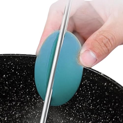 Soporte de clip para ollas, clip de silicona para hacer dulces, clip de silicona antiarañazos, resistente al calor, manos libres para barbacoa, asegurar ollas en la cocina