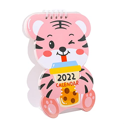 HUMINGG Calendario 2022 diseño de Calendario de Animales Calendario Lindo Calendario Multifuncional Calendario Diario (Color : 2, Size : One Size) Cover