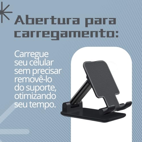 JIANW Suporte Celular de Mesa Retrátil Móvel Tablet Video Chamadas Videos Redes Sociais