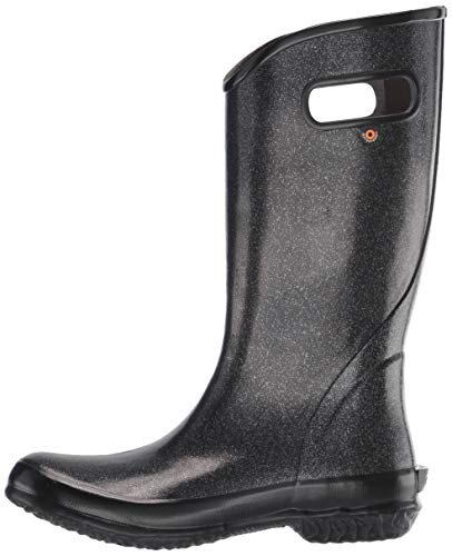 Bogs Womens Rainboot Glitter Outdoor Boots, Black, Size 8 #TOP7