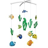 Cute Baby Music Mobile Cuna Regalo hecho a mano temprano de 