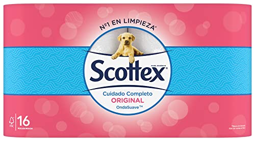 Scottex Original Papel Higiénico - 16 Rollos