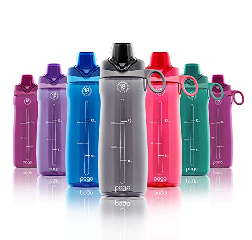 Pogo 213-0232-021-6 Bpa-Free Tritan Plastic Water Bottle thumb #2