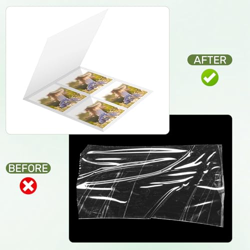 Sinload 5 Pack Laminator Carrier Sleeve 9 x 15 Inch Lamination Carrier Letter Size Thermal Laminating Carriers Sheets Lamination Thermal Protection for All Brand Laminating Pouch - Thumbnail 4