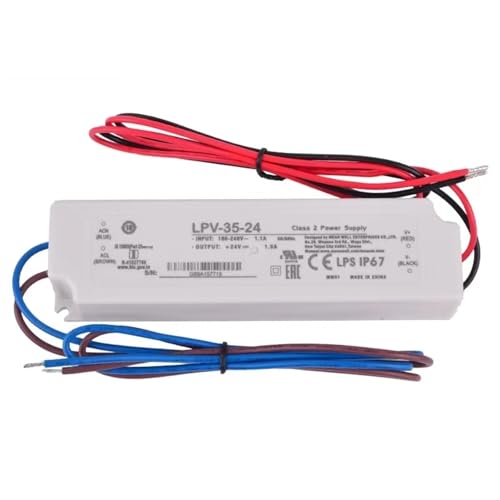 Alimentation à découpage simple sortie LPV-35-12 12V 3A pour ruban LED - 3