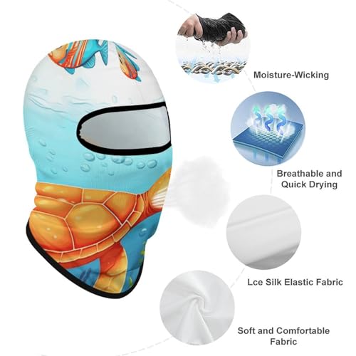 Balaclava para hombre, máscara para esquí, ciclismo y deportes de invierno, cubreboca y cuello multifuncional miniatura 3
