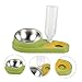 Happyyami Automatic Pet Feeder and Water Dispenser Non-Skid Dog Bowl for Cats and Dogs Pet Supplies for Home Use
