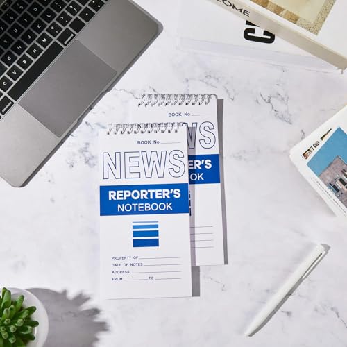 Carnet de notes à spirale bloc-notes reporter vertical fournitures de bureau lot de 24 - 4