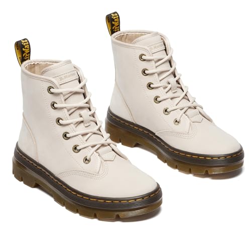 Dr. Martens Women's Charlee Chukka Boot, Parchment Beige Milled Nubuck, 7UK, 9 US Women