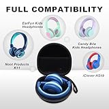 Kids Headphone Case Compatible with iClever HS19/BTH12, Candy Bila, MIDOLA MD-B01, EarFun Headphones, 2PCS