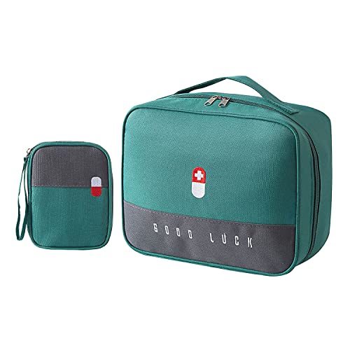 Sac D'urgence, 2 Pièces, Sac de Secours, Pour La Maison, Les Voyages, Le Camping, Les Activités de Plein Air, Vert Cover