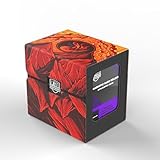 Realm Guard TCG/MTG Commander 100+ Card Art Deck Box With Storage (Mountain)