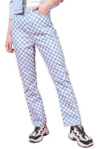 Image of Tokyo Talkies Women's Slim Fit Cropped Jeans | Stretchable Mid-Rise Jeans Pant