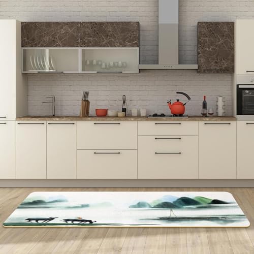 Alfombrillas de cocina antideslizantes lavables absorbentes para pasillo pack de 2 3