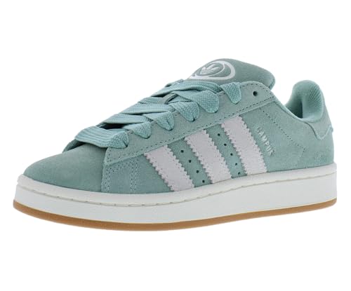 Image of adidas Campus 00s Suede Womens Shoes Size 6, Color: Hazy Green /Off White /Forest Green